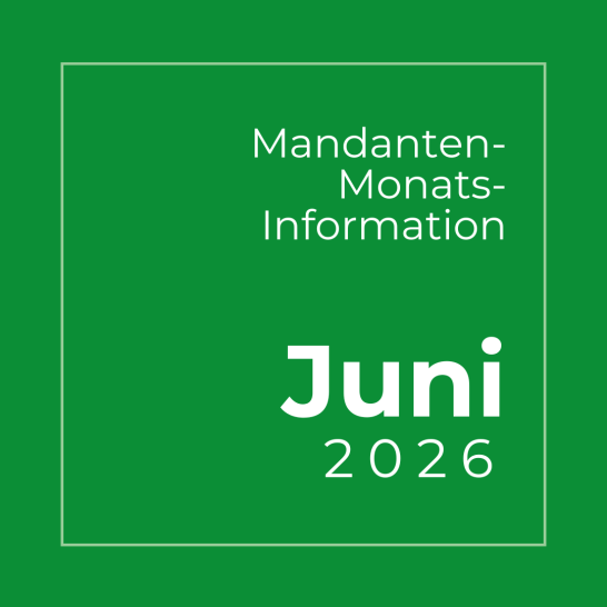 MMI – Juni 2026 Vorschaubild zur Mandanten-Monatsinfo für Juni